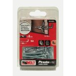 Molly - 5 chevilles mtal  expansion 4x33mm avec gond m14205 - xj