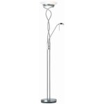 Endon - monaco - lampadaire mre et enfant chrome satin, verre opale, g9