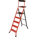 Mondelin - escabeau 5 marches - hauteur de travail max. 3, 10m - marches caillebotis - 201920