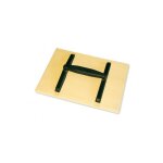 Taloche bois rectangulaire poigne ovale - 14 x 27 cm - mondelin