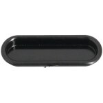 Poigne cuvette plastique noire 75x23mm pice monin 131650