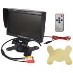 Moniteur tft lcd 7 pouces hd couleur 12v 24v pour cam�ra recul voiture camion cctv