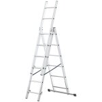 Monmobilierdesign - lad echelle transformable en aluminium 3 plans 6 marches