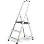 Monmobilierdesign - mowa escabeau professionnel en aluminium 3 marches