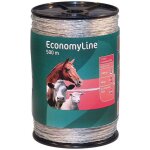 Mono c�ble m�tallique pour cl�tures �lectriques corps int�rieur en nylon 1, 4 mm et 2 conducteurs en ...