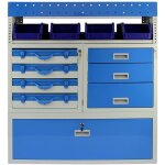 Monster racking ? rayonnage m�tallique storm en acier bleu & gris pour fourgons camions vans voitures ...