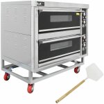 Monster shop - four  pizza ptisserie professionnel electrique 0  400  c - 2 etages - sur roues - ...