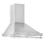 Klarstein - montblanc 60 hotte aspirante 60cm 610 m / h 165 w 2 x 1, 5w led - gris