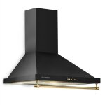 Montblanc 60 hotte aspirante 60cm 610 m³ / h 165 w 2 x 1, 5w led - noir Montblanc 60 hotte aspirante 60cm 610 m³ / h 165 w 2 x 1, 5w led - noir