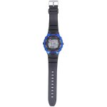Montre sport �lectronique enfant �cran grand luminosit� �tanche bracelet caoutchouc bleu
