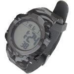 Montre sport homme digitale �tanche multifonction avec r�tro�clairage ext�rieur camouflage gris