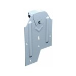 Mantion ? paire de montures galet flasque acier 250a ? capacit� 250 kg ? compatible rails 50 x 10 mm ...