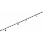 Main courante en acier inoxydable v2a rampe d'escalier support mural - au choix 200 cm - monzana