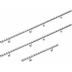 Main courante en acier inoxydable v2a rampe d'escalier support mural - au choix 500 cm - monzana
