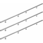 Main courante en acier inoxydable v2a rampe d'escalier support mural - au choix 600 cm - monzana