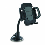 Support de téléphone flexible pour pare - brise - noir Support de téléphone flexible pour pare - brise - noir