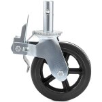 Mophorn lot de 4 roulettes pivotantes en caoutchouc pour �chafaudage robustes de 8  x 2  avec double ...