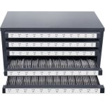 Mophorn - armoire distributeur de robinets, organiseur � cinq tiroirs pour robinets en acier 2 - 56 - ...