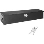 Mophorn - bo�te � outils robuste en aluminium pour camion, organiseur de rangement en plaque diamant�e ...