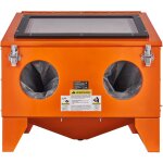 Mophorn - cabine de sablage de 40 gallons, cabine de sablage portable de 40 � 120 psi, sableuse en acier ...