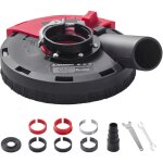 Mophorn capot de protection pour meuleuse d'angle 100 - 125 mm, accessoire anti - poussi�re avec rondelles ...