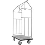 Mophorn - chariot � bagages pour h�tel, capacit� de 362 kg, chariot � plateforme avec finition en acier ...