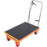 Mophorn chariot � table �l�vatrice hydraulique, capacit� de 500 lb, levage de 28, 5 pouces, orange, ciseaux ...