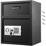 Mophorn - coffre - fort numerique a code electronique, coffre - fort a depot en acier au carbone avec ...