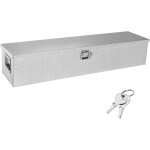 Mophorn - coffre � outils robuste en aluminium 48'x15'x15' coffre de rangement en t�le larm�e avec poign�e ...
