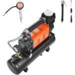 Mophorn - compresseur d'air robuste 12 v avec kit de r�servoir de 6 l, gonfleur de pneu portable 6, 35 ...