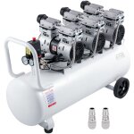 Mophorn - compresseur deair , 22 gallons, ultra - silencieux, sans huile, reservoir de 100 litres, 2, ...