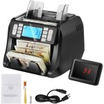 Mophorn - compteuse d'argent, compteur de billets avec d�tection de contrefa�on uv, mg, ir et dd, machine ...