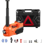 Mophorn - cric �lectrique 5t - cric ciseaux 12 v avec gonfleur, �clairage led, marteau et kit portable(capacit ...