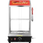 Mophorn - cuiseur vapeur pour hot - dogs, 37l, hot dog hut steamer � 2 niveaux, contr�le de la temp�rature ...