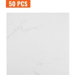 Mophorn - dalles de sol en vinyle autocollantes 12 x 12 pouces, 50 dalles de 1, 5 mm d'�paisseur. transformez ...