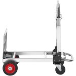 Mophorn - diable en aluminium 2 en 1 , capacit� de 400 lb, chariot pliable convertible avec roues en ...