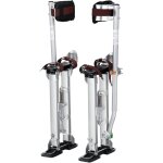 Mophorn - echasses reglables en aluminium pour cloisons seches ? 45, 7 - 76, 2 cm avec genouilleres, ...