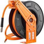 Mophorn - enrouleur de tuyau d'air r�tractable, 3 / 8 po x 65 pi, 300 lb / po�, enroulement automatique ...