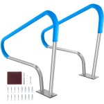 Mophorn - ensemble de rampes de piscine, 2 pi�ces 48 x 36 pouces, acier inoxydable, garde - corps de ...