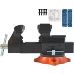 Mophorn - etau deetabli largeur de machoire 6. 5 �, base de verrouillage pivotante a 360 degres etabli ...