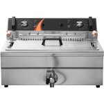 Mophorn - friteuse � dinde �lectrique 3000 w, friteuse commerciale 30, 6 qt / 29 l avec panier, contr�le ...