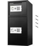 Mophorn - grand coffre - fort de s�curit� � double porte en acier de 2, 6 pieds cubes avec serrure num�rique ...