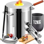 Mophorn kit de four de fusion au propane 12 kg, br�leurs doubles, capacit� de 2700 ?