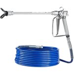 Mophorn - kit pistolet pulv�risateur de peinture sans air et tuyau - ensemble haute pression 3600 psi. ...