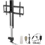 Mophorn - l�vateur tv motoris� ? course de 28 pouces, support r�glable pour t�l�viseurs de 26 � 57 pouces, ...