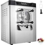 Mophorn machine � cr�me glac�e dure commerciale 3, 5 � 4, 4 gallons britanniques, sorbeti�re en acier ...