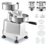 Mophorn - machine � galettes de hamburger commerciale presse � galettes de b?uf pour hamburger avec 3 ...