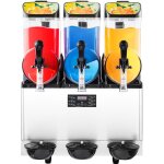 Mophorn - machine � granit� avec 3 r�servoirs de 15 l, appareil en acier inoxydable pour boissons glac�es, ...