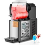 Mophorn machine � granit� 4l, machine � boissons glac�es � r�servoir unique, machine � smoothie margarita ...