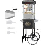 Mophorn machine � pop - corn 850 w avec chariot, bouilloire de 227 g pour 48 tasses par lot, pop - corn ...